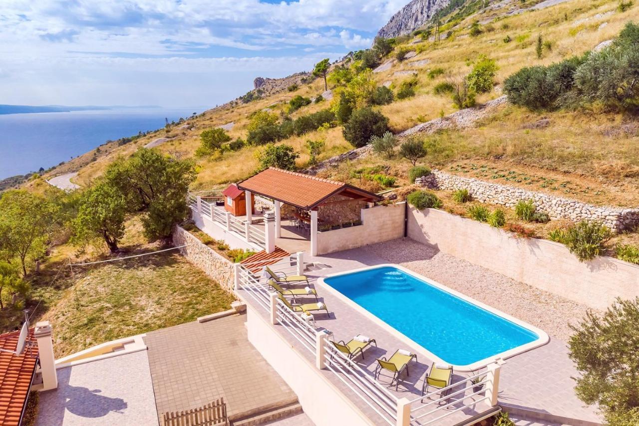 Villa Maslina, With Private 32M2Pool, Panoramic Views On 100Km Coastline, 12 Pax Lokva Rogoznica Exterior foto