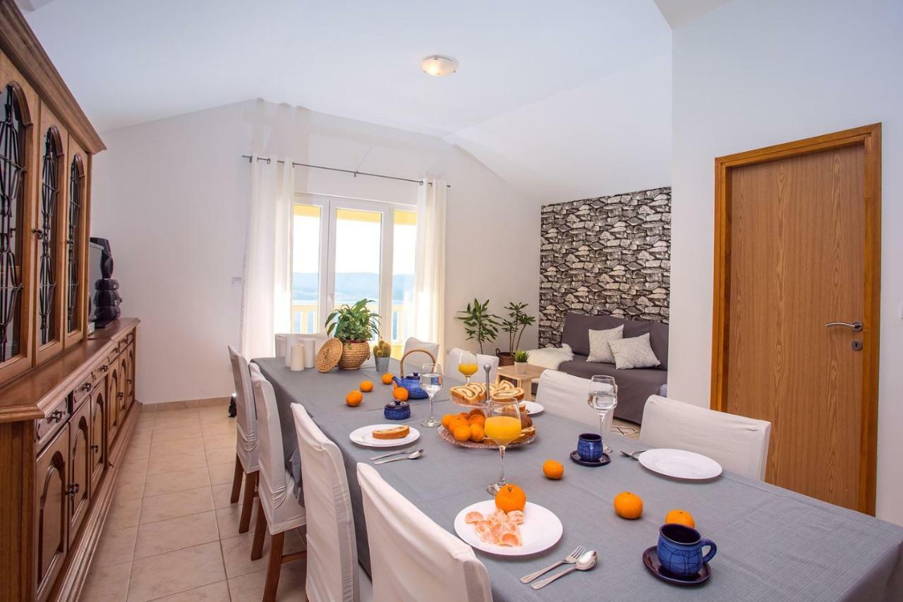 Villa Maslina, With Private 32M2Pool, Panoramic Views On 100Km Coastline, 12 Pax Lokva Rogoznica Exterior foto