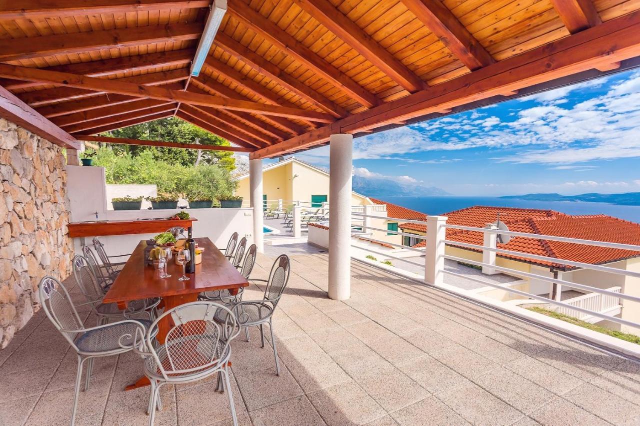 Villa Maslina, With Private 32M2Pool, Panoramic Views On 100Km Coastline, 12 Pax Lokva Rogoznica Exterior foto