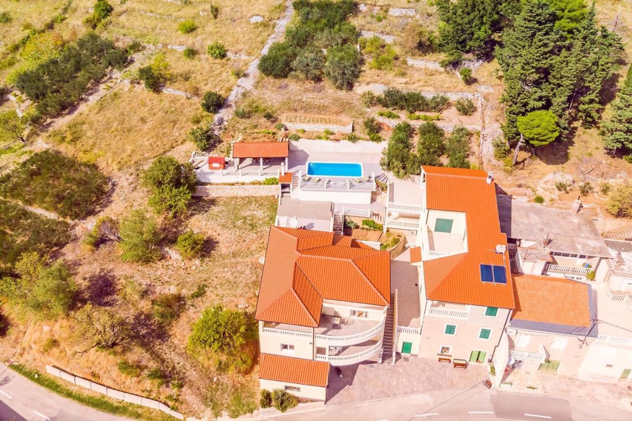 Villa Maslina, With Private 32M2Pool, Panoramic Views On 100Km Coastline, 12 Pax Lokva Rogoznica Exterior foto